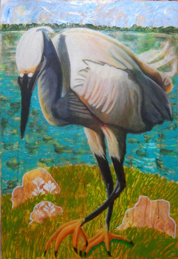 Little egret artwork