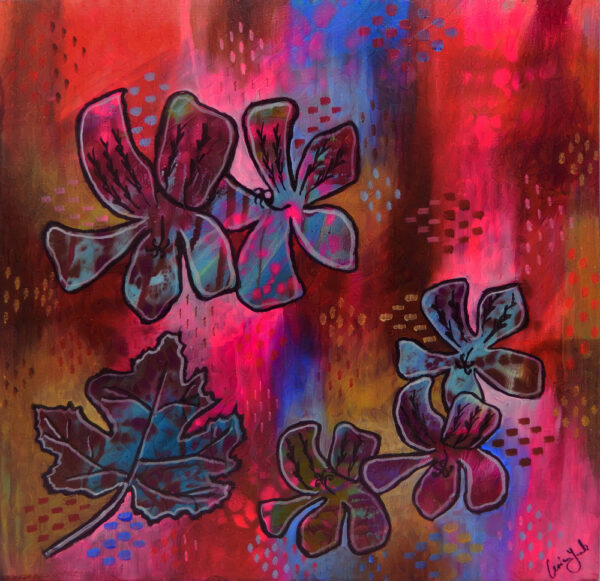 Scented leaf geraniums art