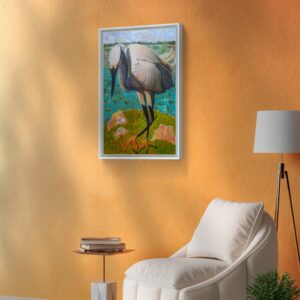 Awesome Egret Ready to Strike