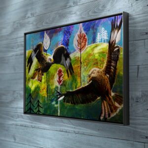 Magical Red Kites Above Welsh Hills