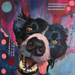 Border collie art