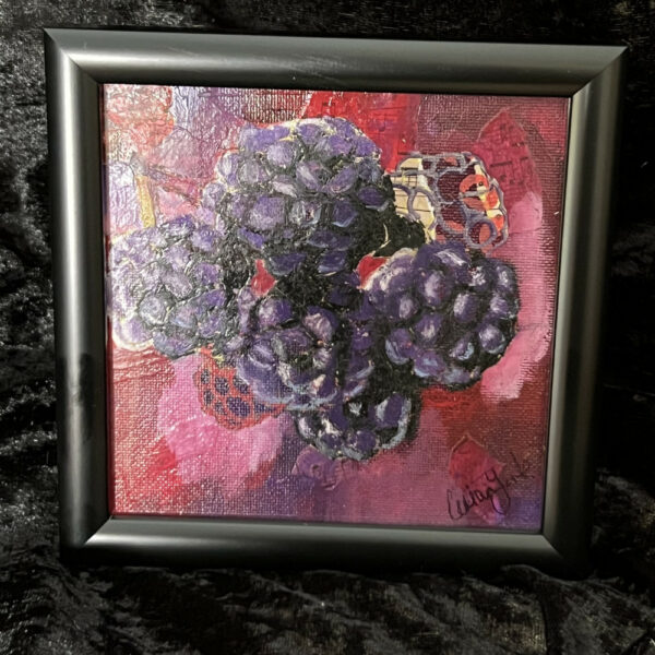 Small art for wall in a frame