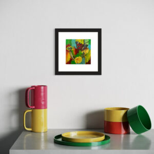 small art work on the wall