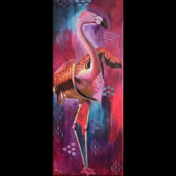 Flamingo art