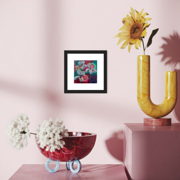Small art piece on wall