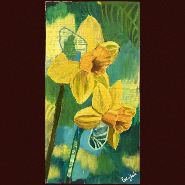 Painting of daffodils