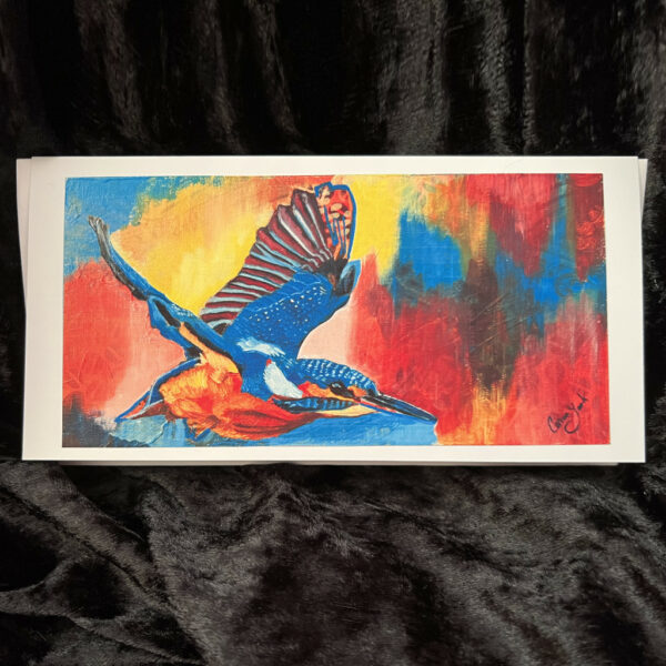 Kingfisher are greeting card