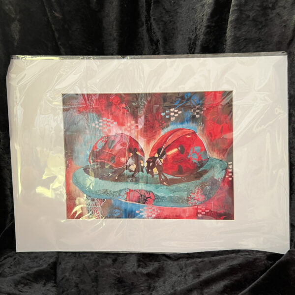 Mounted print of this cute little painting