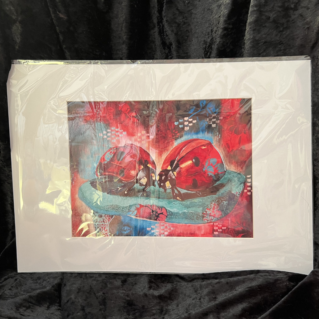 Mounted print of this cute little painting