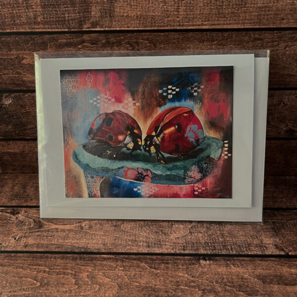 ladybird art card